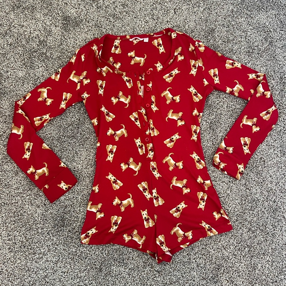 (XS) la vie en rose onsie pj pajamas SUPER SOFT
